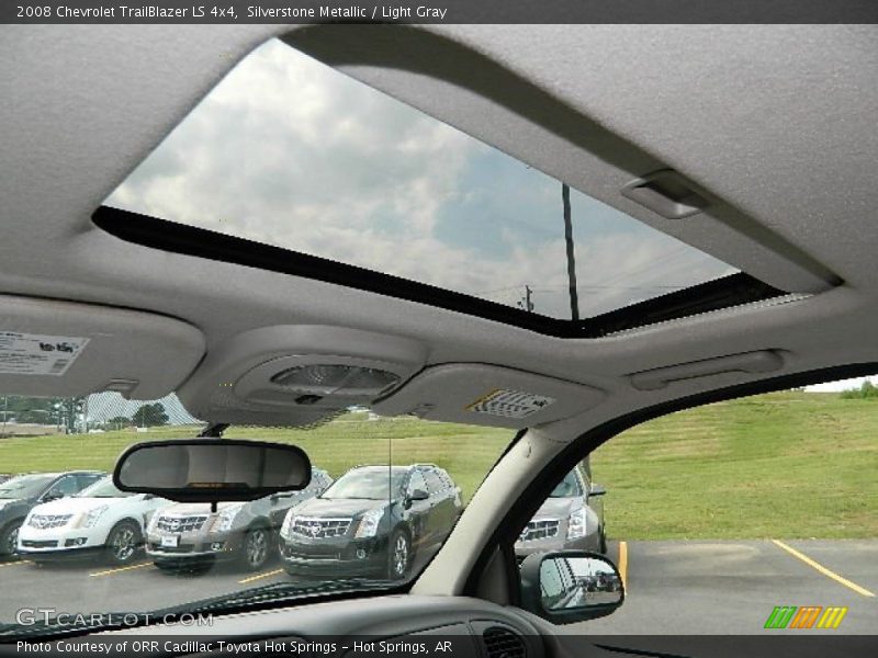 Silverstone Metallic / Light Gray 2008 Chevrolet TrailBlazer LS 4x4