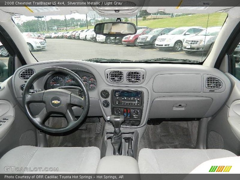 Silverstone Metallic / Light Gray 2008 Chevrolet TrailBlazer LS 4x4