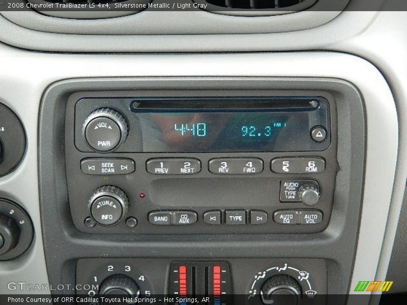 Silverstone Metallic / Light Gray 2008 Chevrolet TrailBlazer LS 4x4