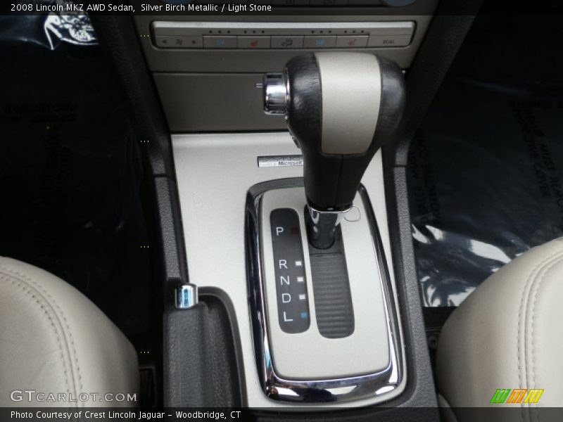 Silver Birch Metallic / Light Stone 2008 Lincoln MKZ AWD Sedan