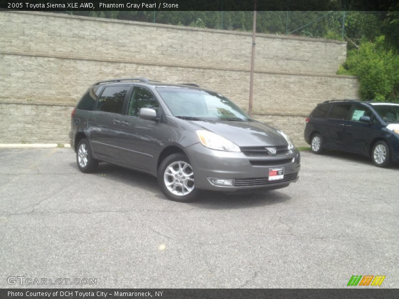 Phantom Gray Pearl / Stone 2005 Toyota Sienna XLE AWD