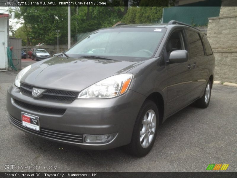 Phantom Gray Pearl / Stone 2005 Toyota Sienna XLE AWD