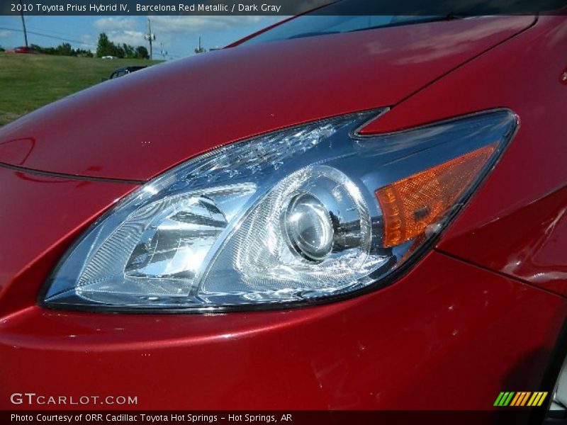 Barcelona Red Metallic / Dark Gray 2010 Toyota Prius Hybrid IV