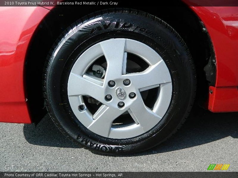 Barcelona Red Metallic / Dark Gray 2010 Toyota Prius Hybrid IV
