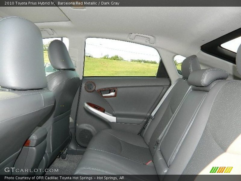Barcelona Red Metallic / Dark Gray 2010 Toyota Prius Hybrid IV