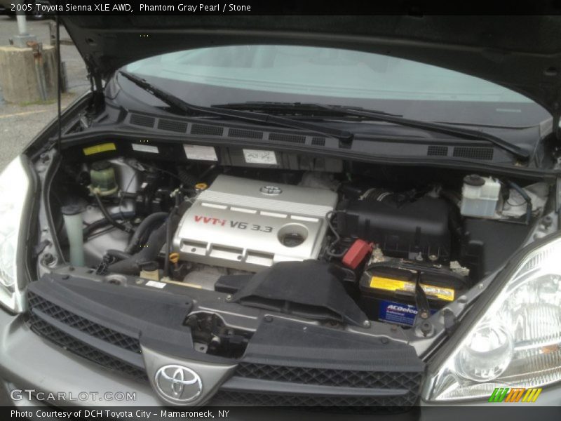 Phantom Gray Pearl / Stone 2005 Toyota Sienna XLE AWD