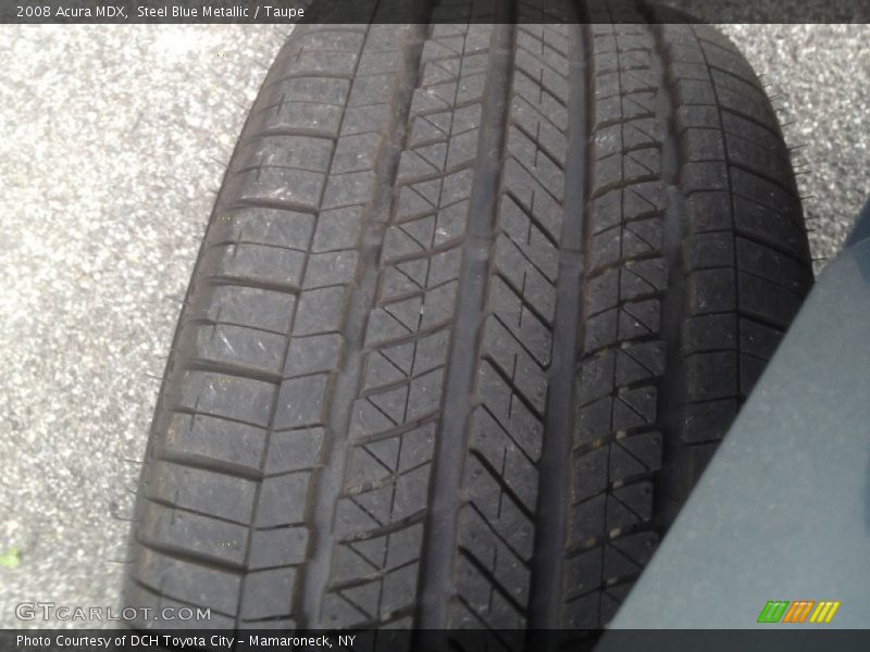 Steel Blue Metallic / Taupe 2008 Acura MDX