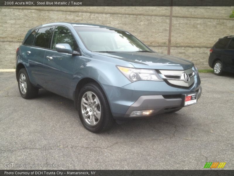 Steel Blue Metallic / Taupe 2008 Acura MDX