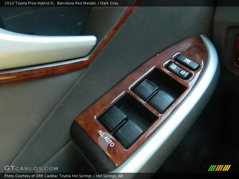 Barcelona Red Metallic / Dark Gray 2010 Toyota Prius Hybrid IV