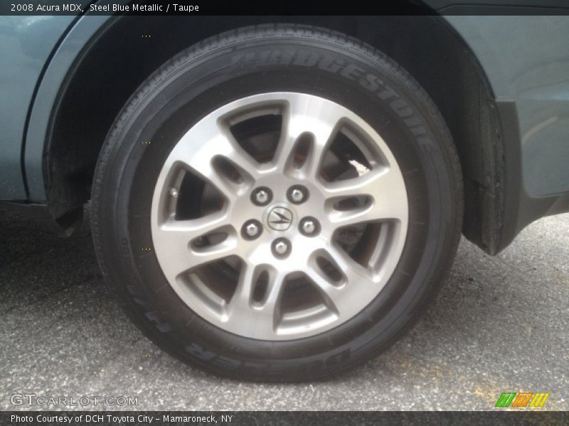 Steel Blue Metallic / Taupe 2008 Acura MDX