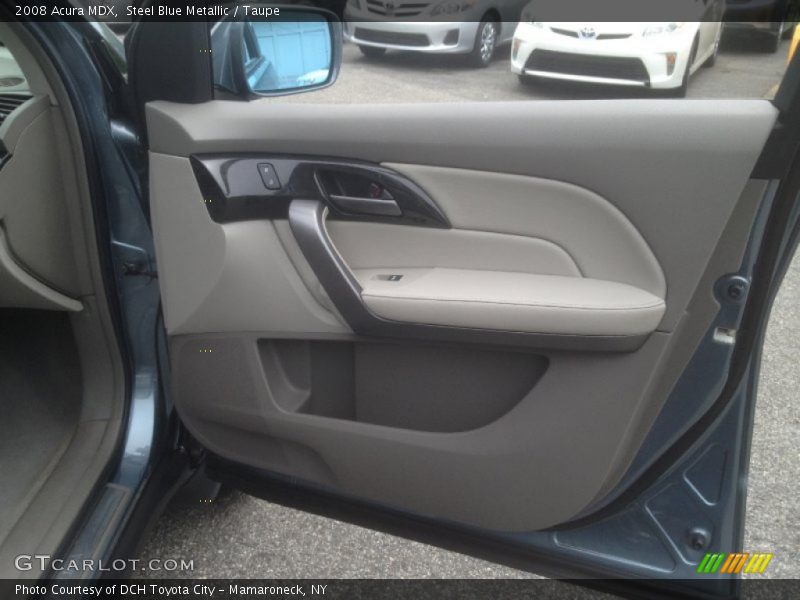 Steel Blue Metallic / Taupe 2008 Acura MDX