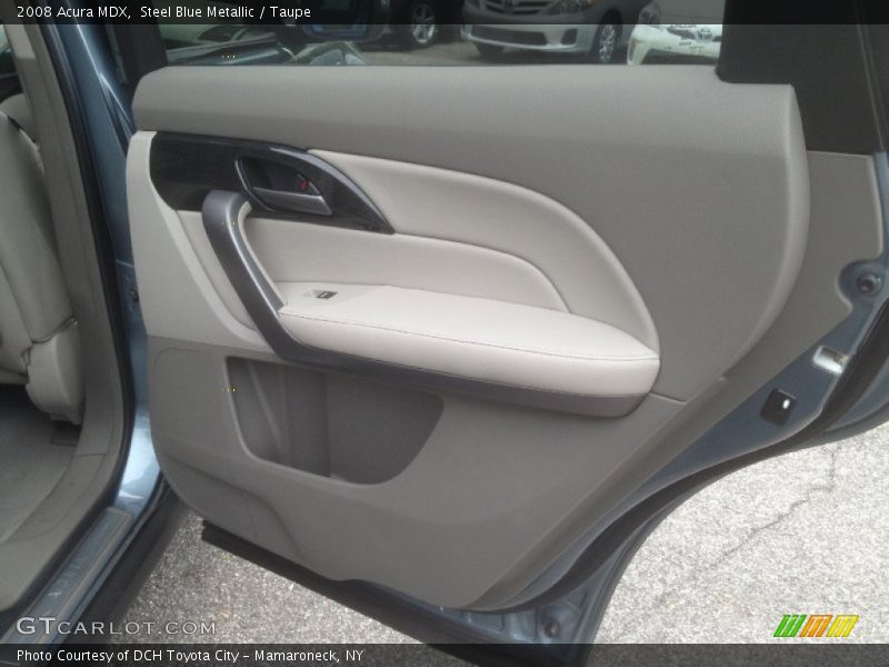 Steel Blue Metallic / Taupe 2008 Acura MDX