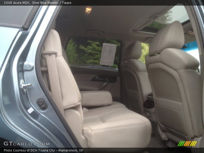 Steel Blue Metallic / Taupe 2008 Acura MDX