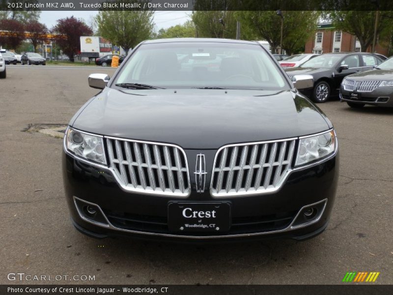 Tuxedo Black Metallic / Dark Charcoal 2012 Lincoln MKZ AWD