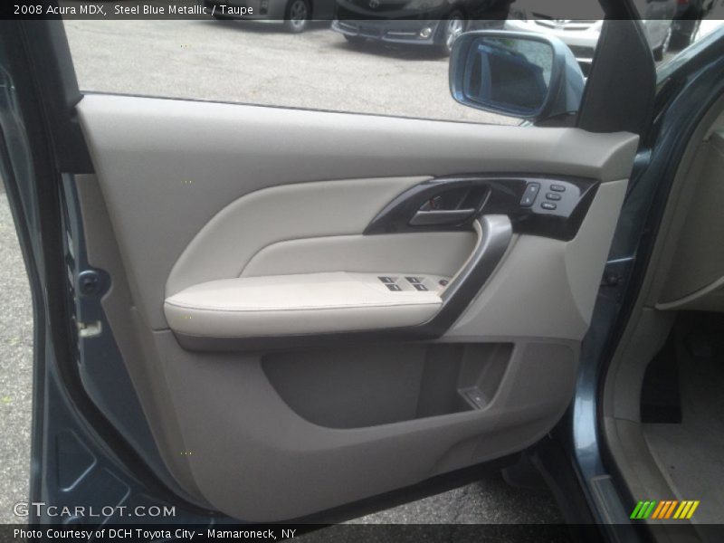 Steel Blue Metallic / Taupe 2008 Acura MDX