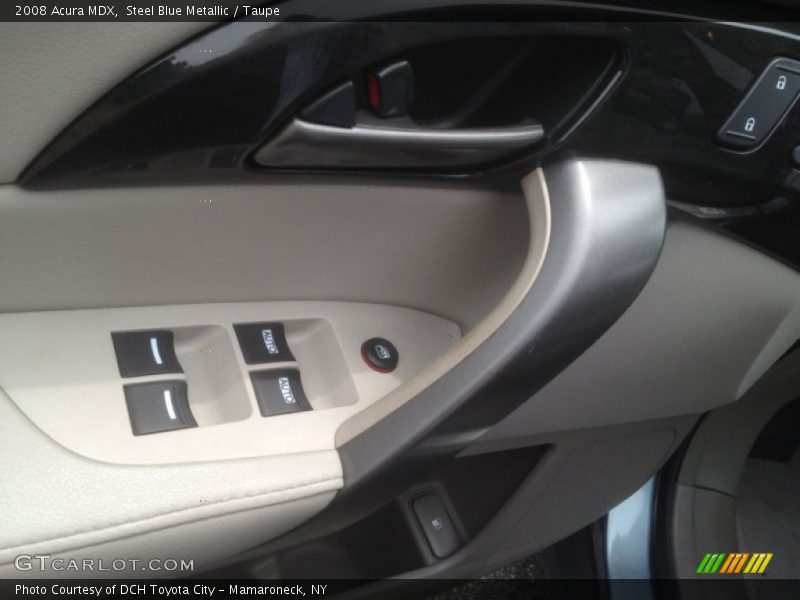 Steel Blue Metallic / Taupe 2008 Acura MDX