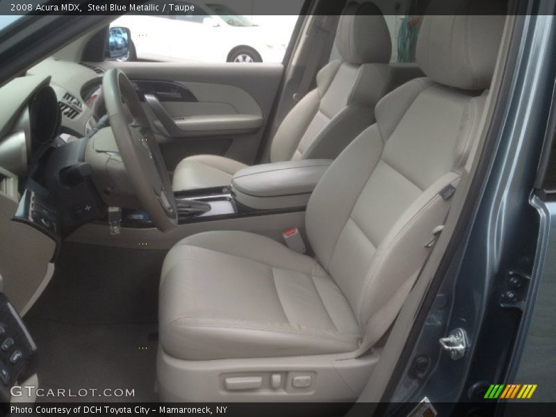 Steel Blue Metallic / Taupe 2008 Acura MDX