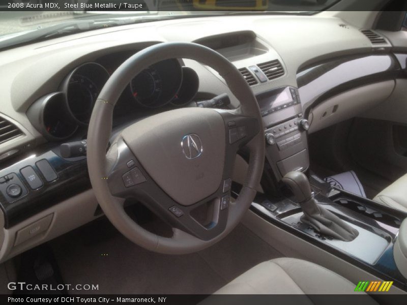 Steel Blue Metallic / Taupe 2008 Acura MDX