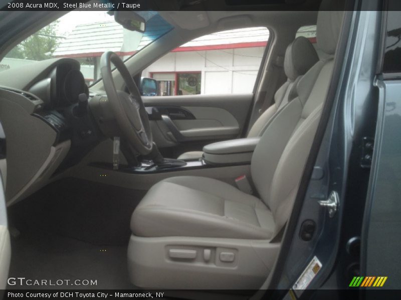 Steel Blue Metallic / Taupe 2008 Acura MDX