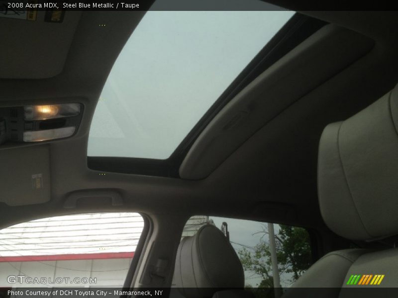Steel Blue Metallic / Taupe 2008 Acura MDX
