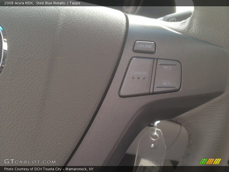 Steel Blue Metallic / Taupe 2008 Acura MDX
