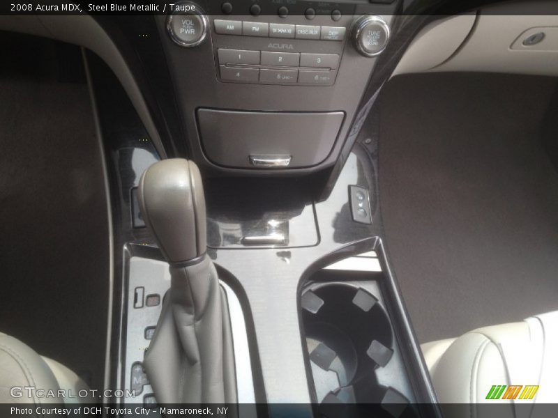 Steel Blue Metallic / Taupe 2008 Acura MDX