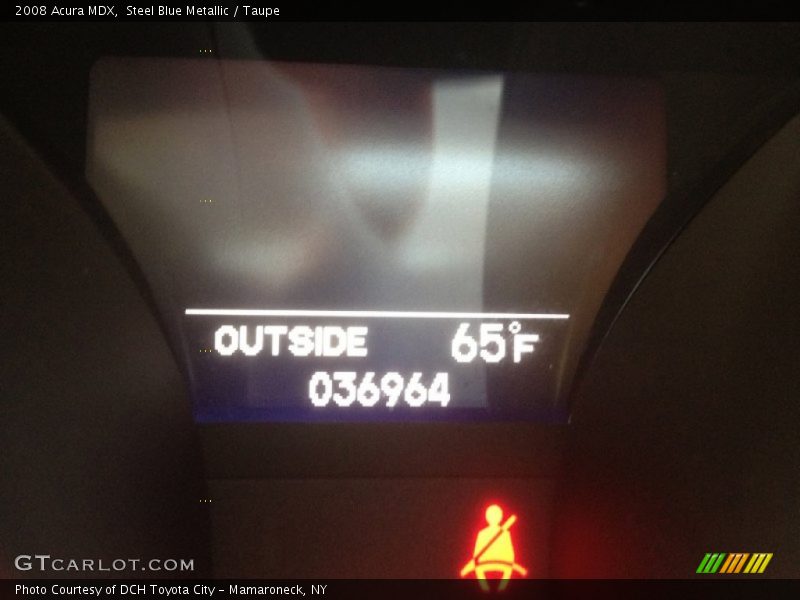 Steel Blue Metallic / Taupe 2008 Acura MDX