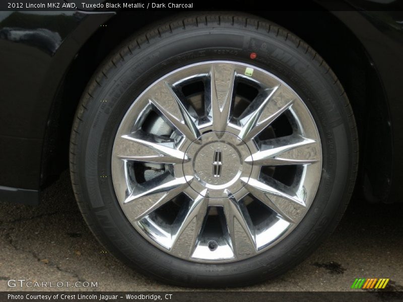 Tuxedo Black Metallic / Dark Charcoal 2012 Lincoln MKZ AWD