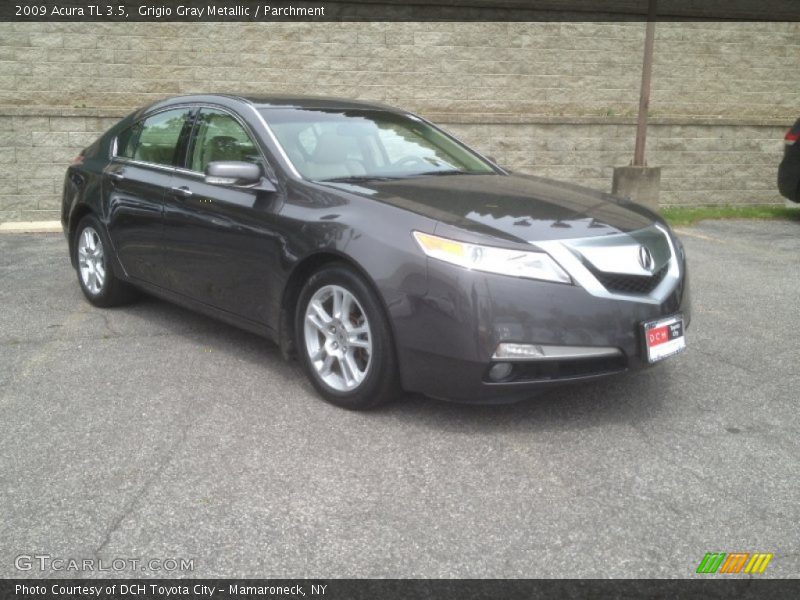 Grigio Gray Metallic / Parchment 2009 Acura TL 3.5