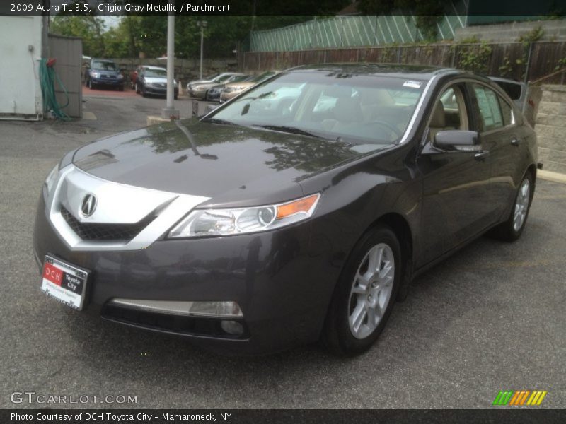 Grigio Gray Metallic / Parchment 2009 Acura TL 3.5