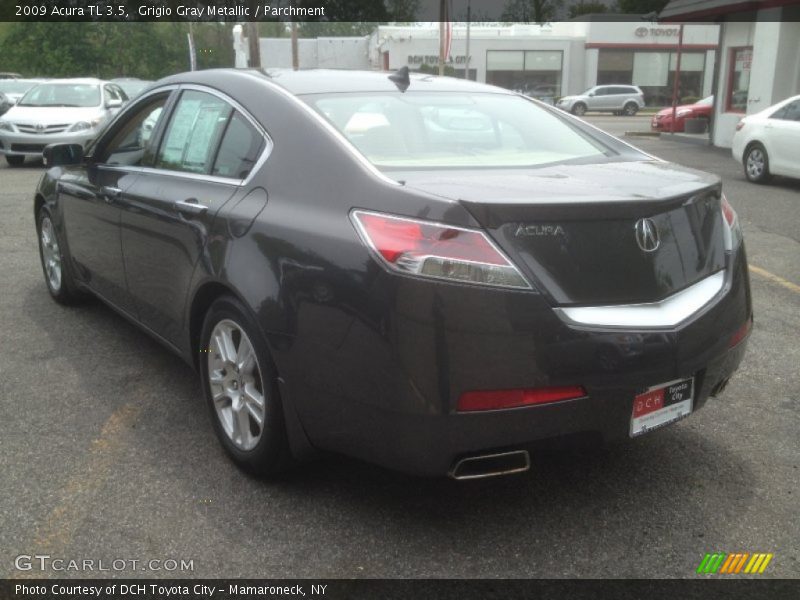 Grigio Gray Metallic / Parchment 2009 Acura TL 3.5