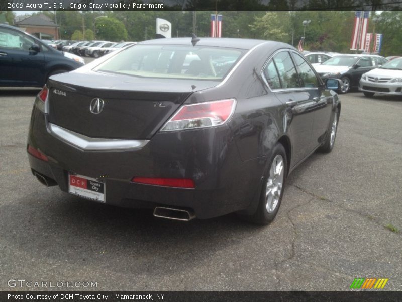 Grigio Gray Metallic / Parchment 2009 Acura TL 3.5