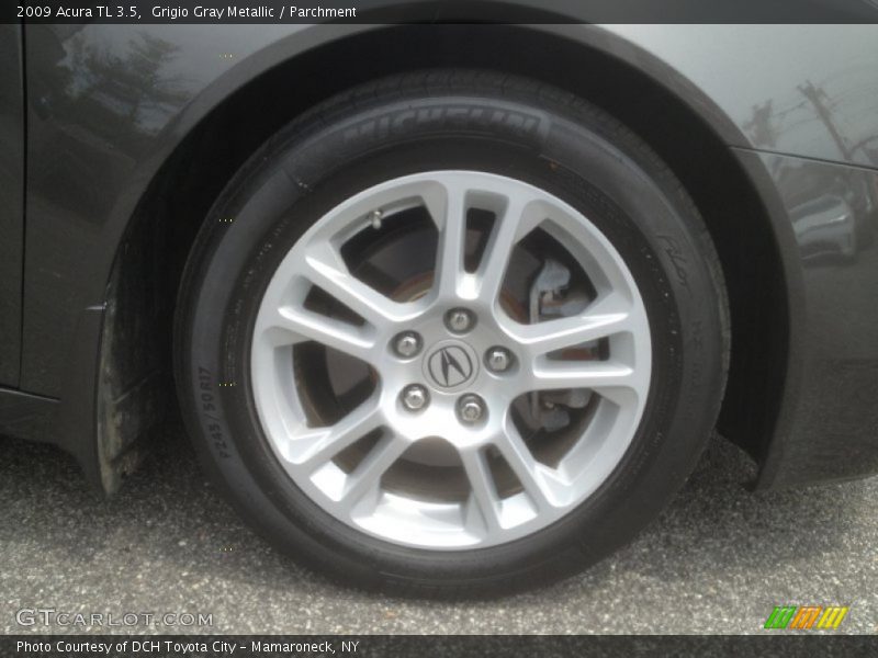 Grigio Gray Metallic / Parchment 2009 Acura TL 3.5