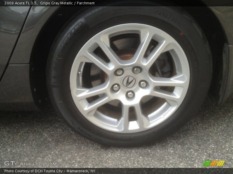 Grigio Gray Metallic / Parchment 2009 Acura TL 3.5