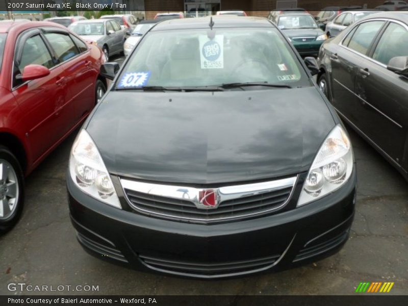 Black Onyx / Tan 2007 Saturn Aura XE