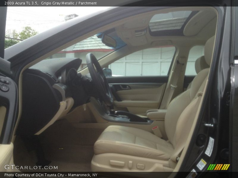 Grigio Gray Metallic / Parchment 2009 Acura TL 3.5