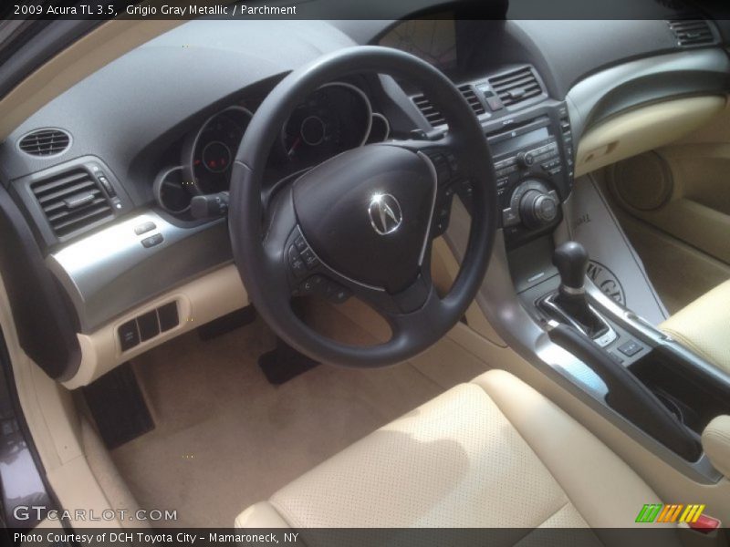 Grigio Gray Metallic / Parchment 2009 Acura TL 3.5
