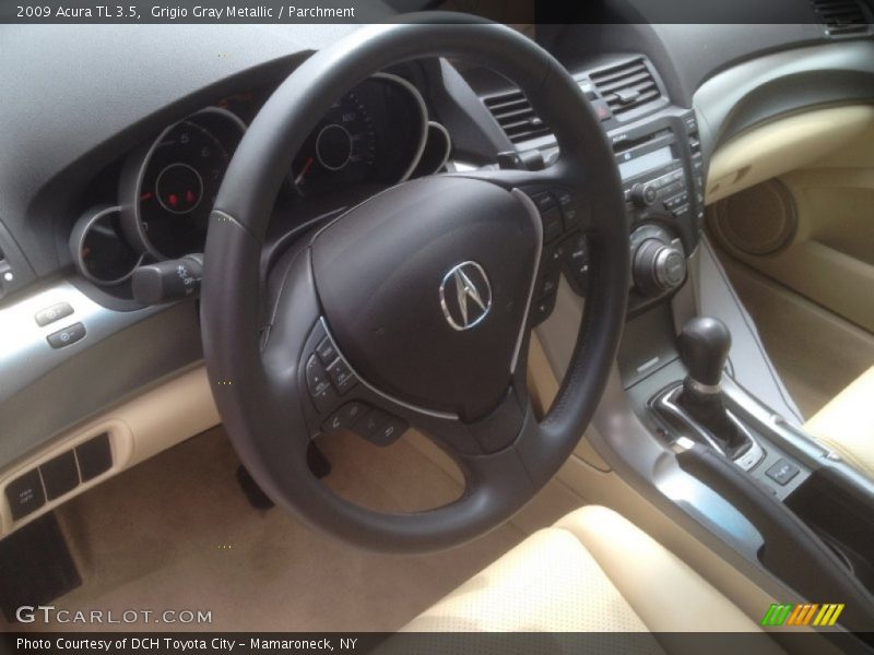 Grigio Gray Metallic / Parchment 2009 Acura TL 3.5