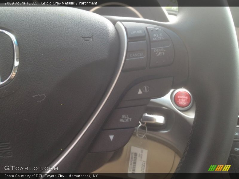 Grigio Gray Metallic / Parchment 2009 Acura TL 3.5