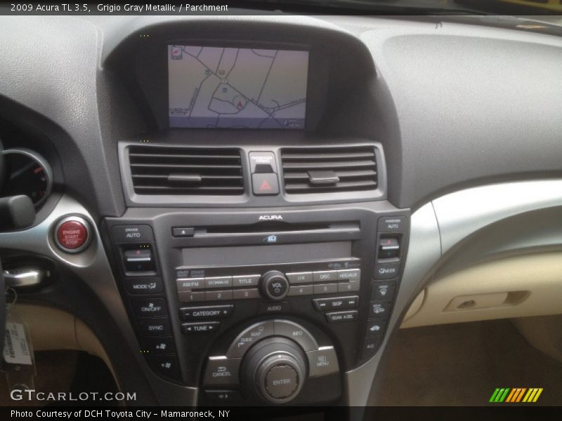 Grigio Gray Metallic / Parchment 2009 Acura TL 3.5