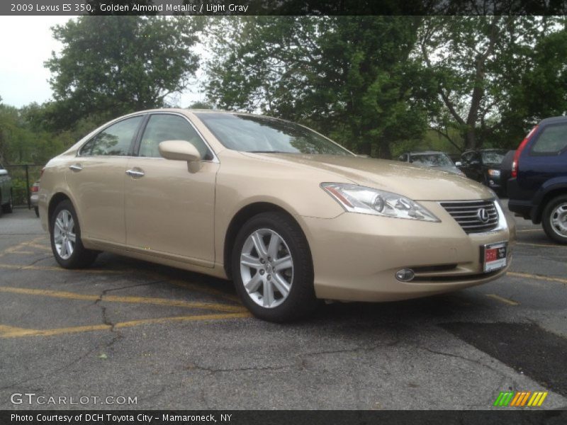 Golden Almond Metallic / Light Gray 2009 Lexus ES 350
