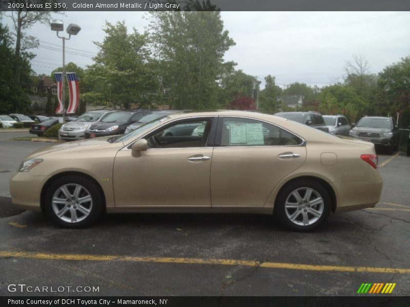 Golden Almond Metallic / Light Gray 2009 Lexus ES 350