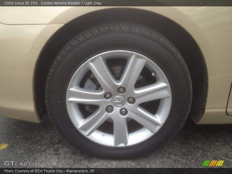 Golden Almond Metallic / Light Gray 2009 Lexus ES 350