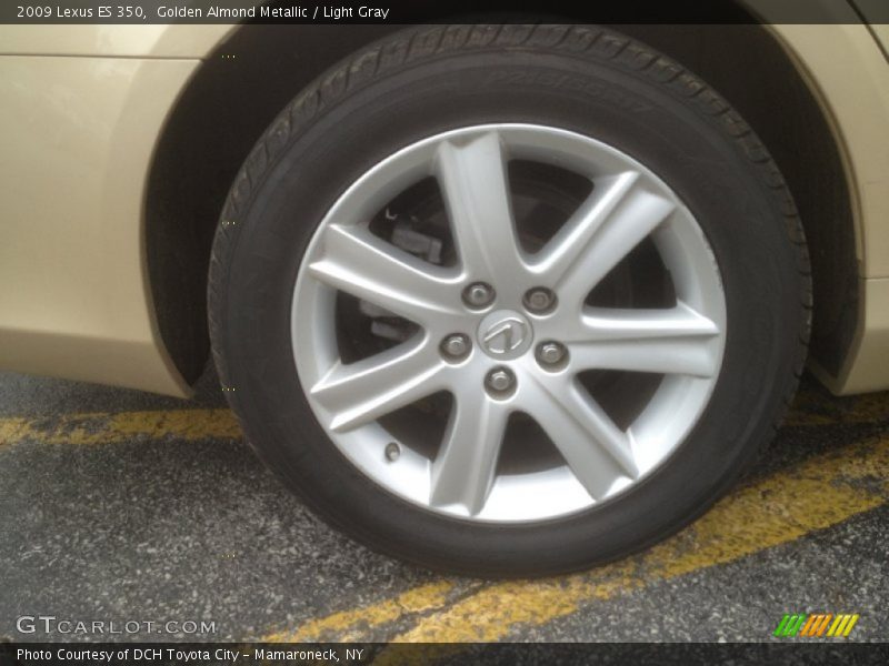 Golden Almond Metallic / Light Gray 2009 Lexus ES 350