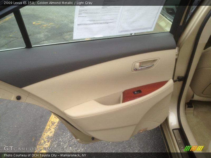 Golden Almond Metallic / Light Gray 2009 Lexus ES 350