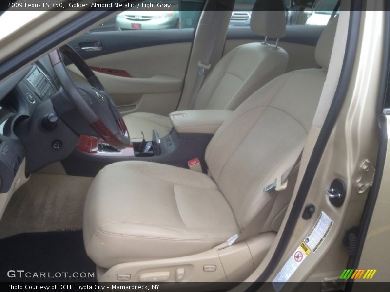 Golden Almond Metallic / Light Gray 2009 Lexus ES 350
