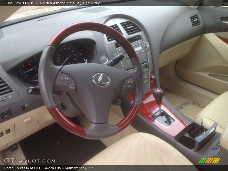 Golden Almond Metallic / Light Gray 2009 Lexus ES 350