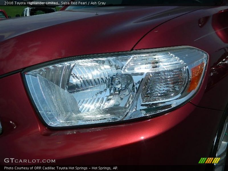 Salsa Red Pearl / Ash Gray 2008 Toyota Highlander Limited