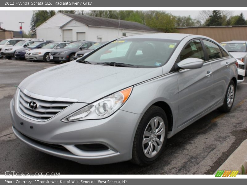 Radiant Silver / Gray 2012 Hyundai Sonata GLS