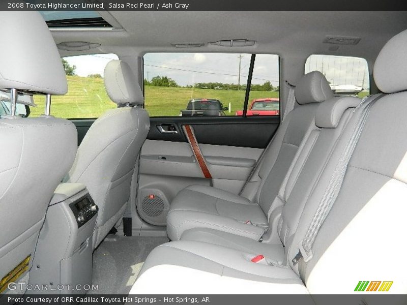 Salsa Red Pearl / Ash Gray 2008 Toyota Highlander Limited